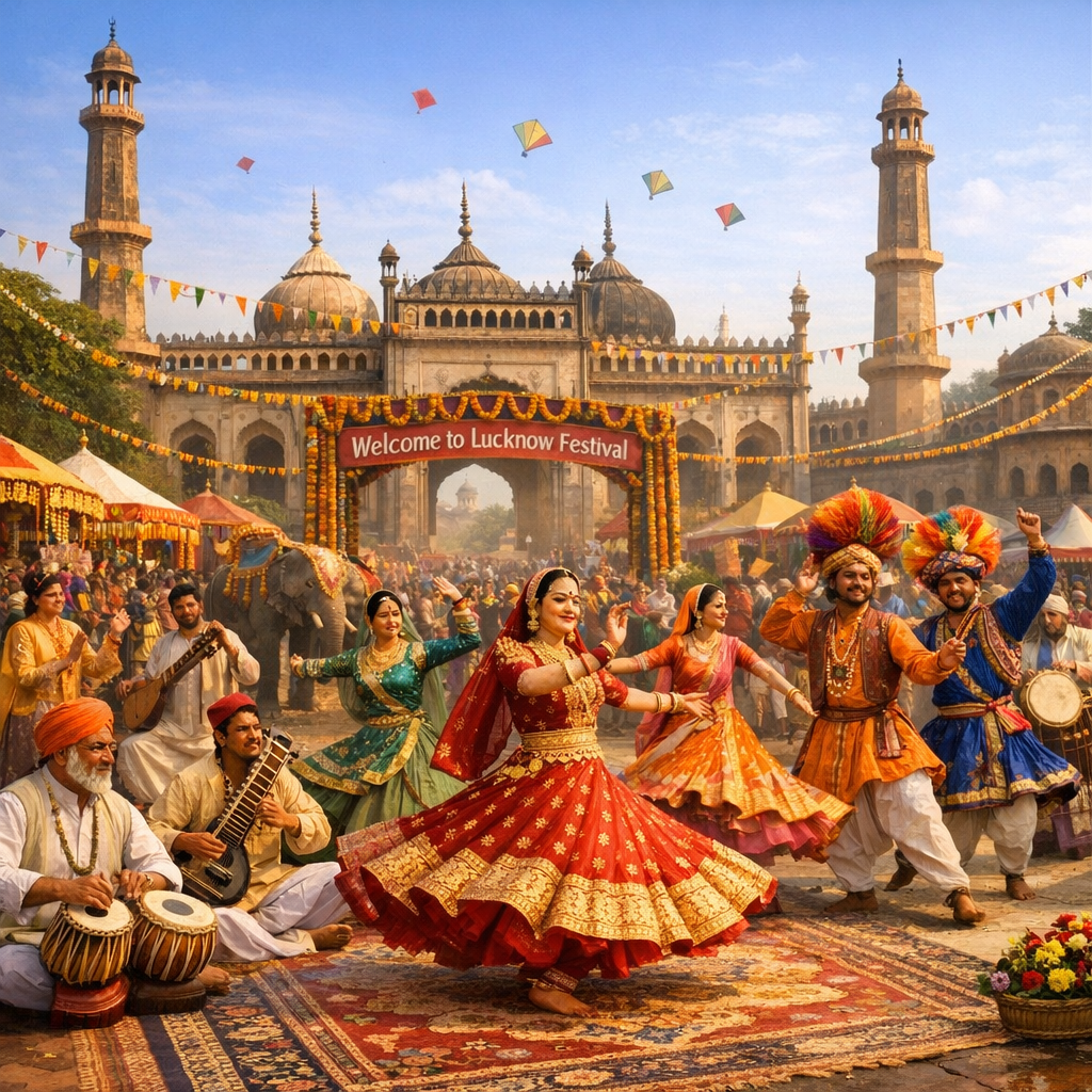 Celebrating Lucknow’s Vibrant Cultural Festivals